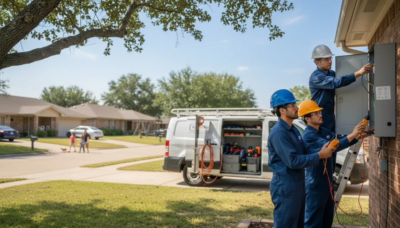Certified electrician providing emergency electrical services in La Center, KY